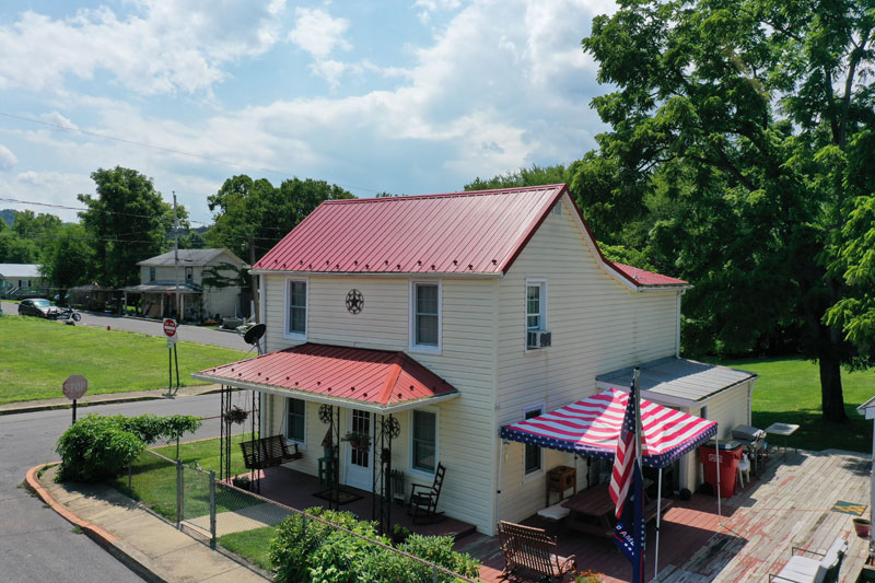 Aerial Photography of house
